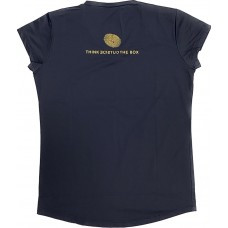 CAMISETA QUICKSAND SLIGHTECH W - PRETO/DOURADO